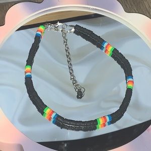 Thermal clay bead necklace